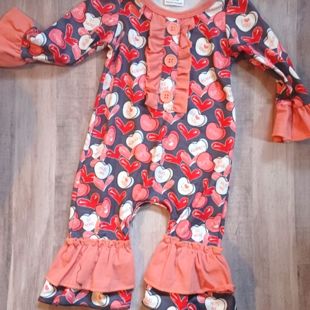 Boutique valentine Romper